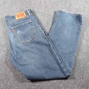 Levi’s 514 Straight Leg Jeans Men’s 34x32 Medium Wash 100% Cotton